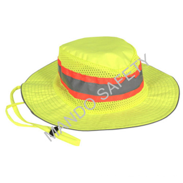 Sombrero de alta visibilidad para seguridad en el trabajo